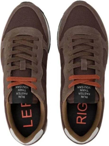 Sun68 Stevige Sneakers in Bruin Brown Heren