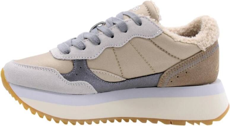 Sun68 Stijlvolle damessneakers Beige Dames