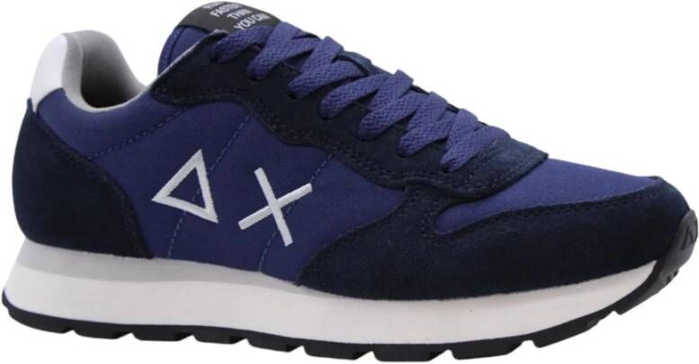 Sun68 Stijlvolle Sneaker met Albondigas Touch Blue Heren