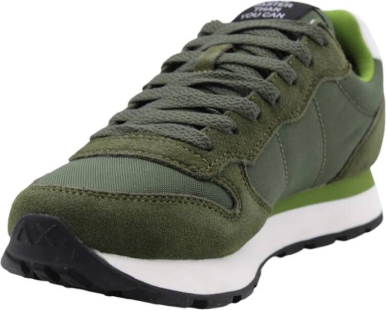 Sun68 Stijlvolle Sneaker met Boquerones Details Green Heren