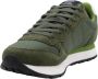 Sun68 Groene militaire stijl schoenen TOM Solid Green Heren - Thumbnail 14