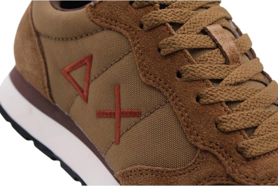 Sun68 Stijlvolle Sneaker voor Mannen en Vrouwen Brown Heren