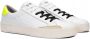 Sun68 Street Leather Tennis Sneakers Wit Geel White Heren - Thumbnail 2