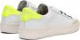 Sun68 Street Leather Tennis Sneakers Wit Geel White Heren - Thumbnail 3