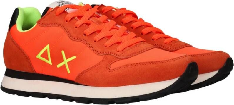 Sun68 Tom Solid Neon Sneakers Orange Heren