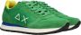 Sun68 Tom Solid Nylon Sneaker Mannen Groen geel blauw - Thumbnail 9