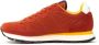 Sun68 Tom Solid Sneakers in Suède Orange Heren - Thumbnail 4