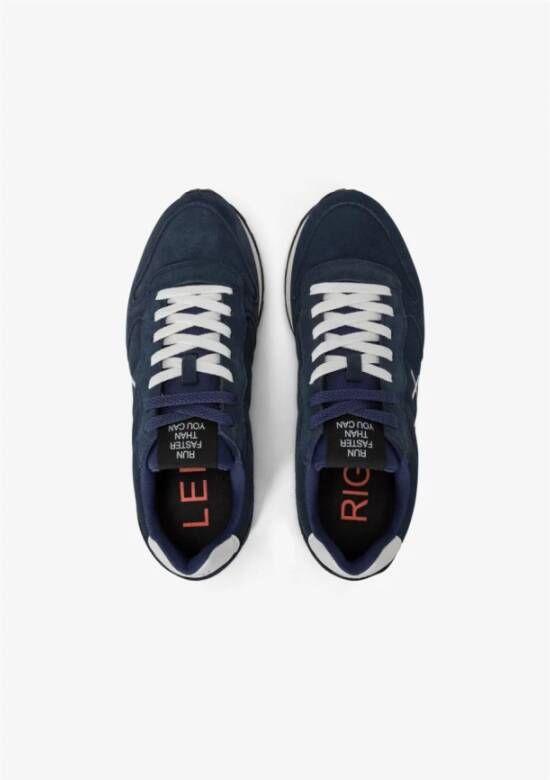 Sun68 Tom Suede Hardloopschoenen Blue Unisex