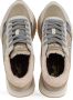 Sun68 Winter Leren en Stoffen Sneakers Beige Dames - Thumbnail 5