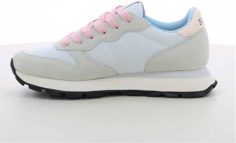 Sun68 Witte Damesschoenen Ally Solid Nylon White Dames