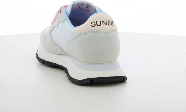 Sun68 Witte Damesschoenen Ally Solid Nylon White Dames