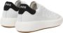 Sun68 Witte Leren Sneakers Veters Logo White Heren - Thumbnail 3