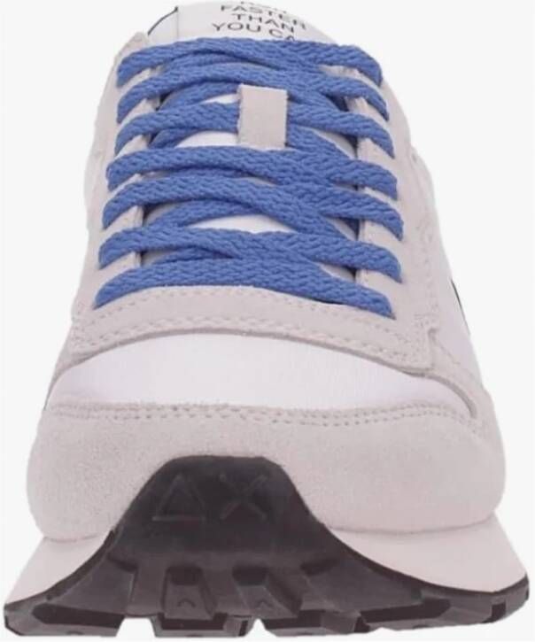 Sun68 Witte Nylon Heren Casual Sneakers White Heren