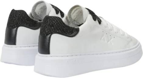 Sun68 Witte platte schoenen Grace model White Dames