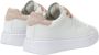 Sun68 Witte en roze leren sneakers Grace Leather White Dames - Thumbnail 5