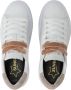 Sun68 Witte en roze leren sneakers Grace Leather White Dames - Thumbnail 6