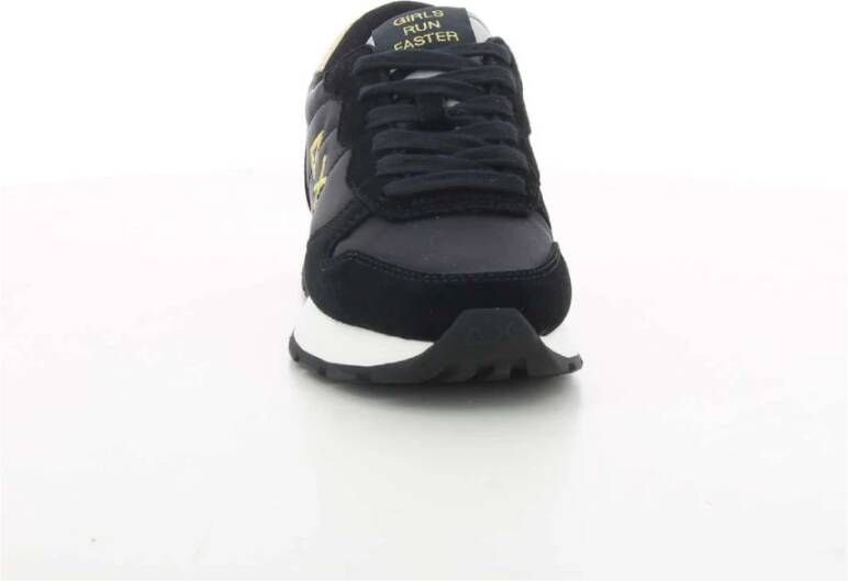 Sun68 Zwarte Ally Gold Schoenen voor Dames Black Dames