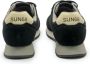 Sun68 Zwarte Leren Sneakers met Rood Logo Black Heren - Thumbnail 2