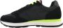 Sun68 Zwarte Nylon Sneakers Tom Fluo Black Heren - Thumbnail 2