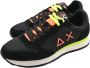 Sun68 Zwarte Nylon Sneakers Tom Fluo Black Heren - Thumbnail 3