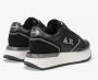 Sun68 Zwarte Sneakers Big Ally PU Black Dames - Thumbnail 2