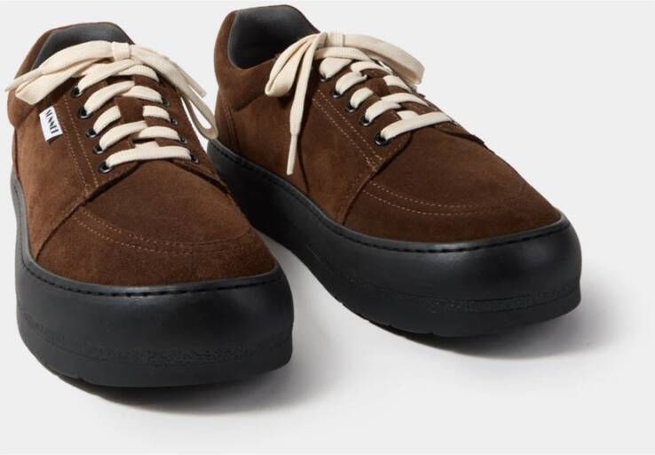 Sunnei Dromerige Chocolade Sneakers Brown Heren