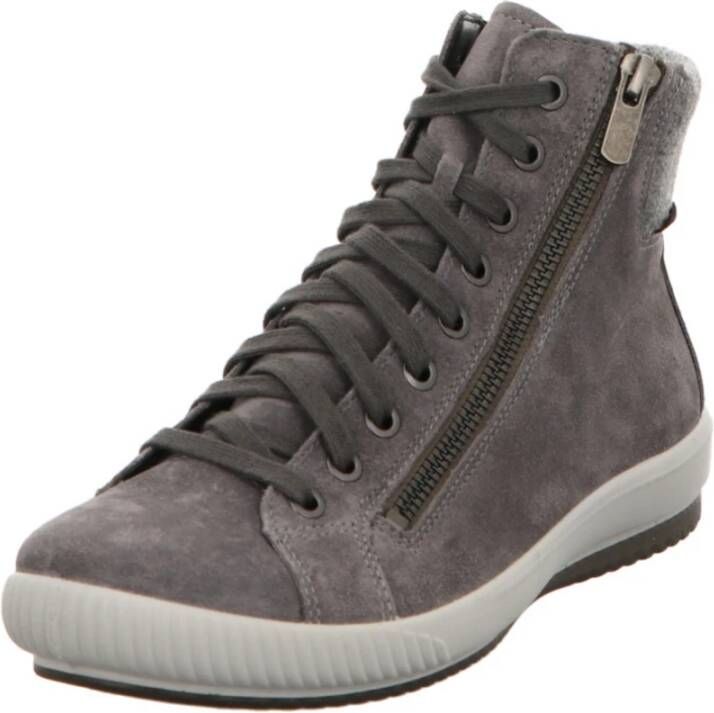 Superfit Leren Enkellaars in Grijs Gray Dames