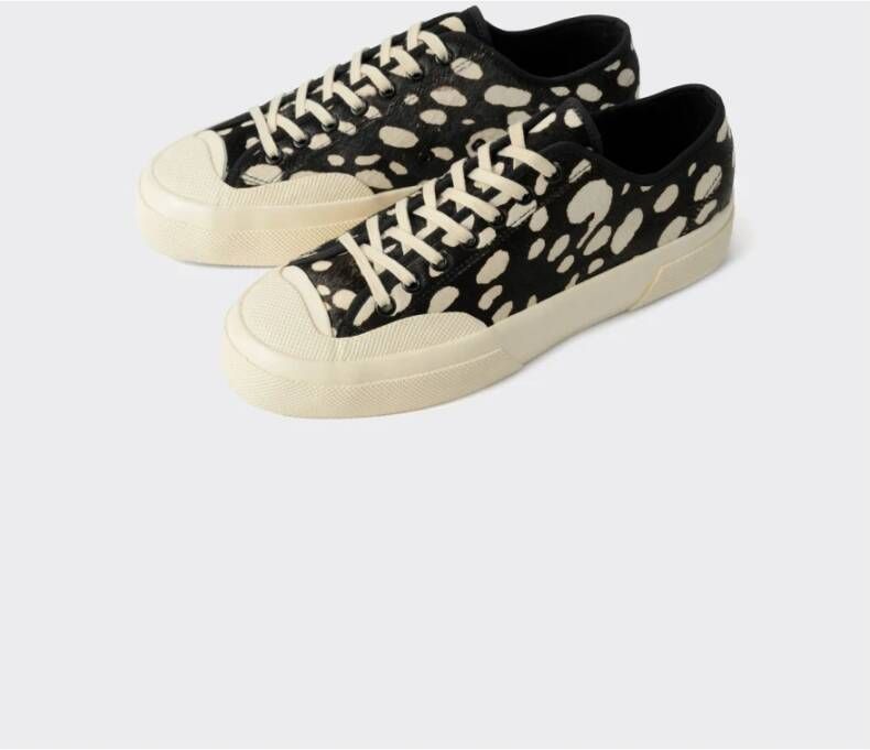 Superga Dalmatian Ponyhair Sneakers Zwart Beige Multicolor Heren