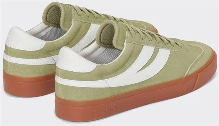 Superga Groene Swallow Suède Sneakers Green Heren