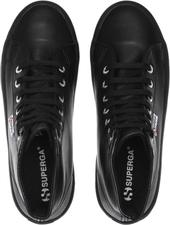 Superga Hoge Top Sneakers Black Dames