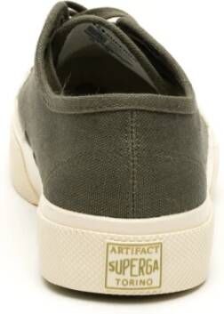 Superga Lage Sneakers Green Dames