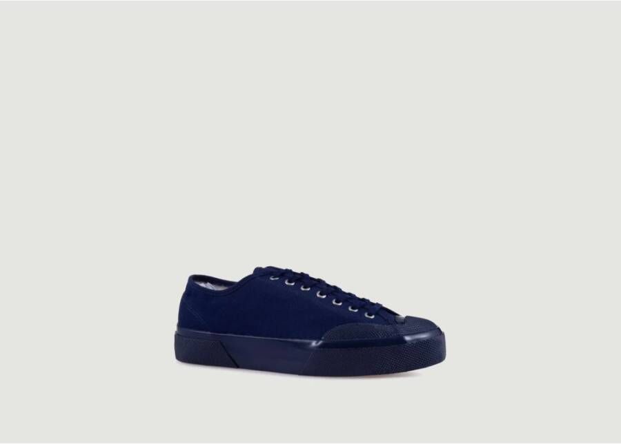 Superga Moleskin 2432-W canvas low-top sneakers Blauw Heren