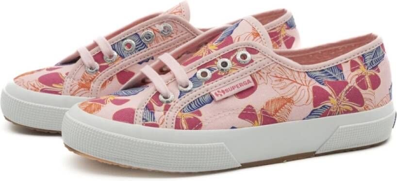 Superga Roze Fuchsia Hibiscus Damesschoenen Multicolor Dames