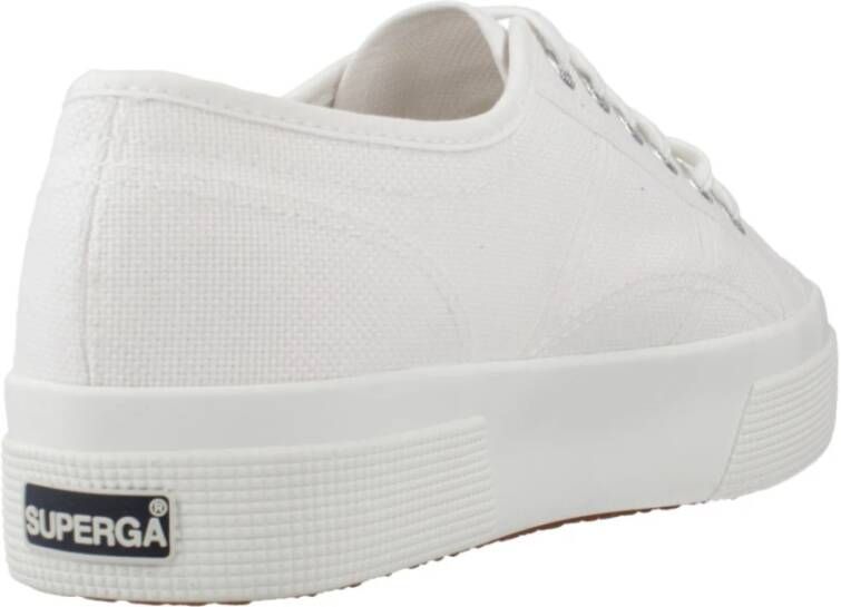 Superga Platform Sneakers voor modebewuste vrouwen White Dames