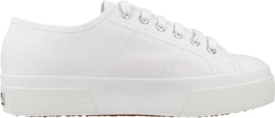 Superga Platform Sneakers voor modebewuste vrouwen White Dames