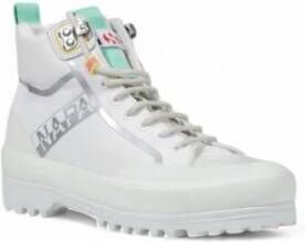 Superga Witte stoffen damessneakers herfst winter White Dames