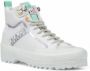 Superga Witte stoffen damessneakers herfst winter White Dames - Thumbnail 2