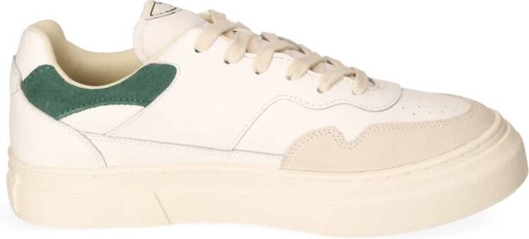 S.w.c. Stepney Workers Club Leren Sneaker met Cupzool Constructie White Heren