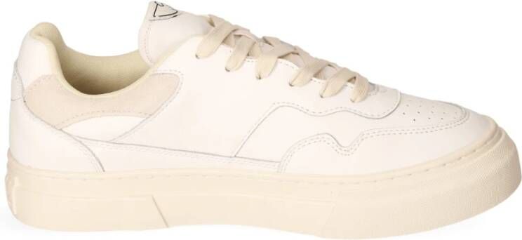 S.w.c. Stepney Workers Club Leren Sneaker met Sportief Voetbed White Heren