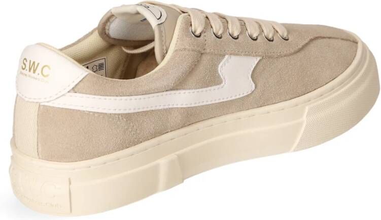 S.w.c. Stepney Workers Club Suède sneaker met cupzoolconstructie Gray Dames