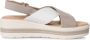 Tamaris Beige Casual Open Platte Sandalen Beige Dames - Thumbnail 5