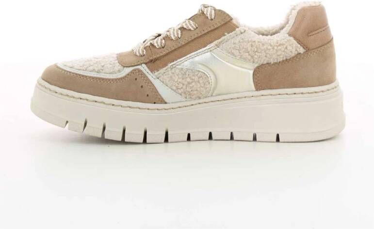 tamaris Beige Damesschoenen Stijlvol Model Beige Dames