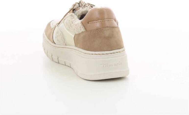 tamaris Beige Damesschoenen Stijlvol Model Beige Dames