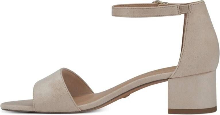 tamaris Beige Elegante Platte Sandalen voor Vrouwen Beige Dames