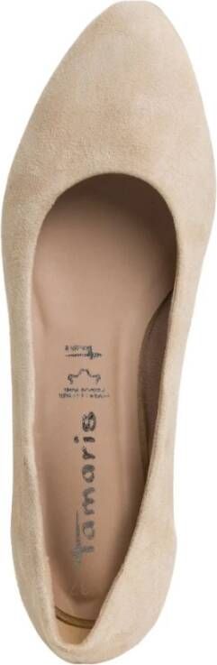 tamaris Beige Gesloten Ballerinas voor Vrouwen Beige Dames