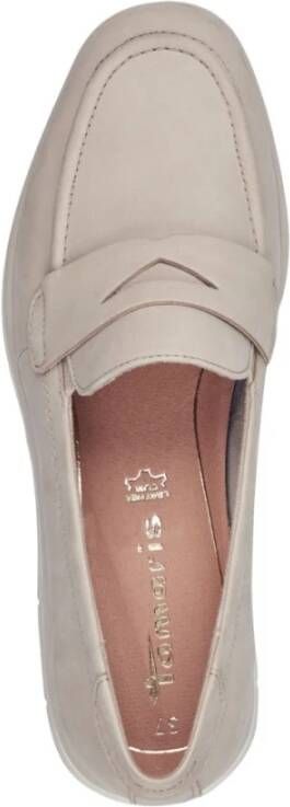 tamaris Beige Gesloten Loafers Beige Dames