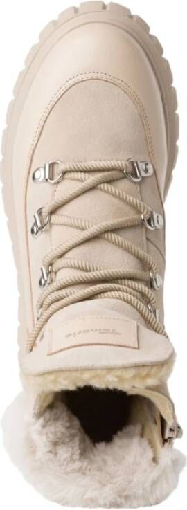 tamaris Beige Kant Enkellaarzen Beige Dames