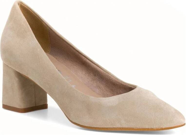 tamaris Beige Klassieke Gesloten Pumps Beige Dames