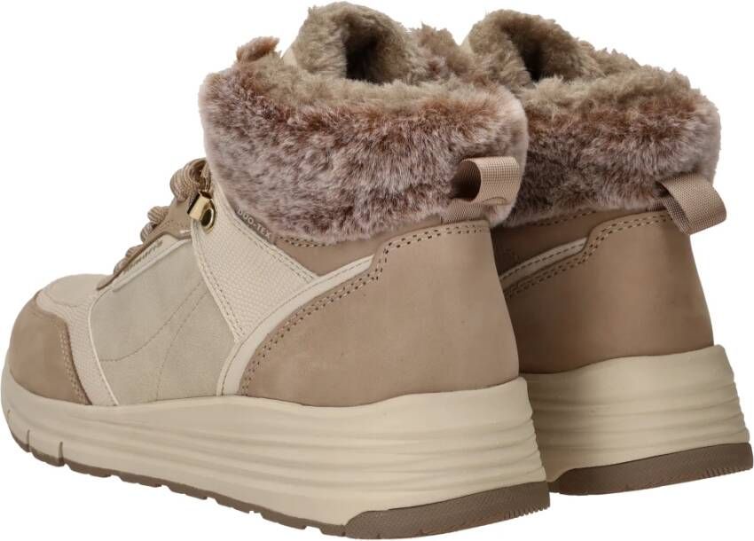 tamaris Beige Veterschoenen met Duo-Tex Beige Dames