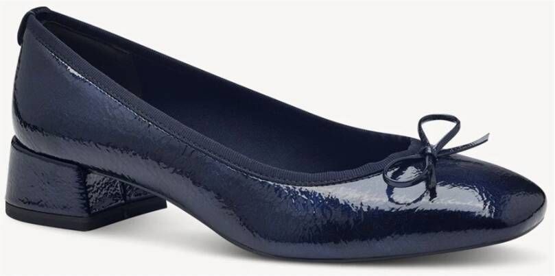 tamaris Blauwe Blokhak Pumps Blue Dames